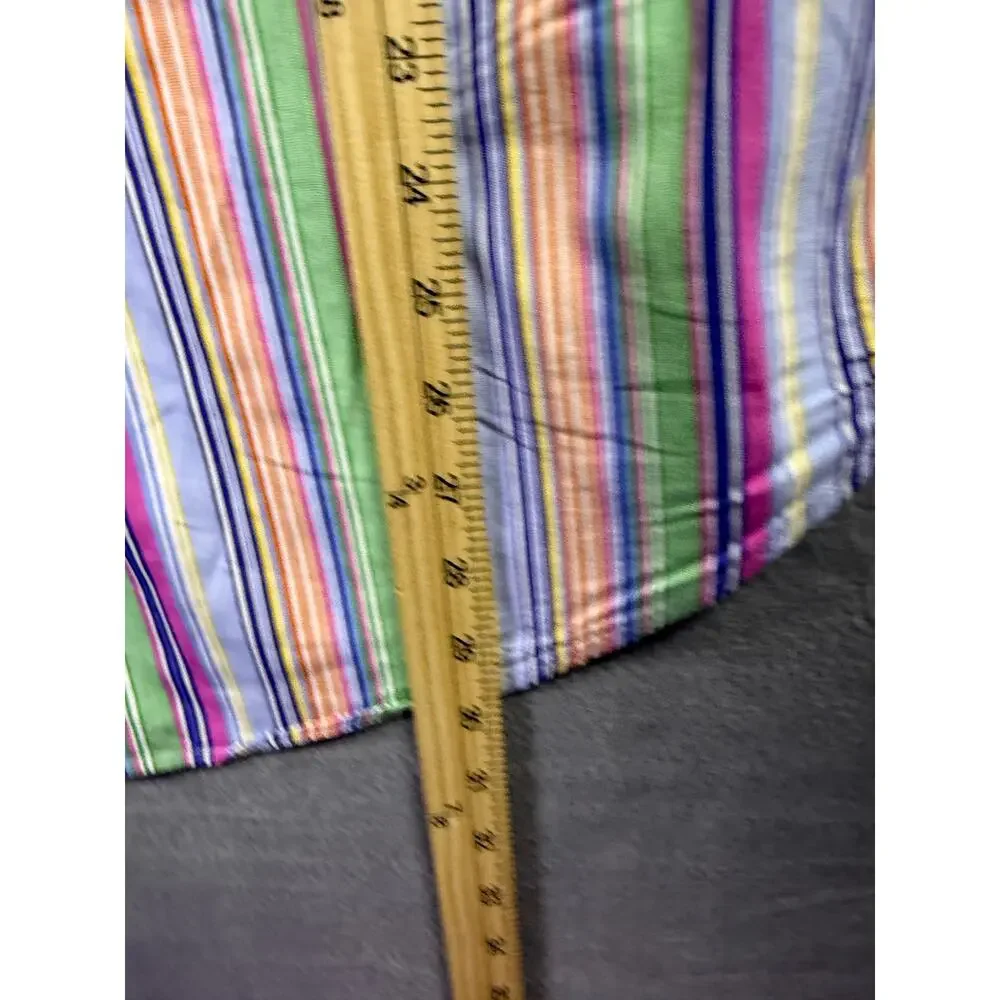 Ralph Lauren Classic Fit Long Sleeve Button Down Shirt Striped XL 17 1/2 (32-33)